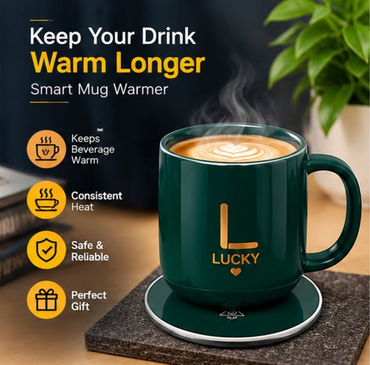 Electric Coffee Warmer Mug – Keep Your Drink Warm ☕