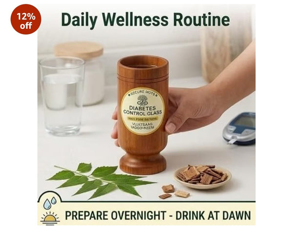 🌿 विजयसार की लकड़ी का ग्लास 🌿AYURVEDIC