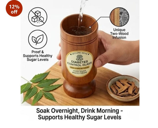 🌿 विजयसार की लकड़ी का ग्लास 🌿AYURVEDIC