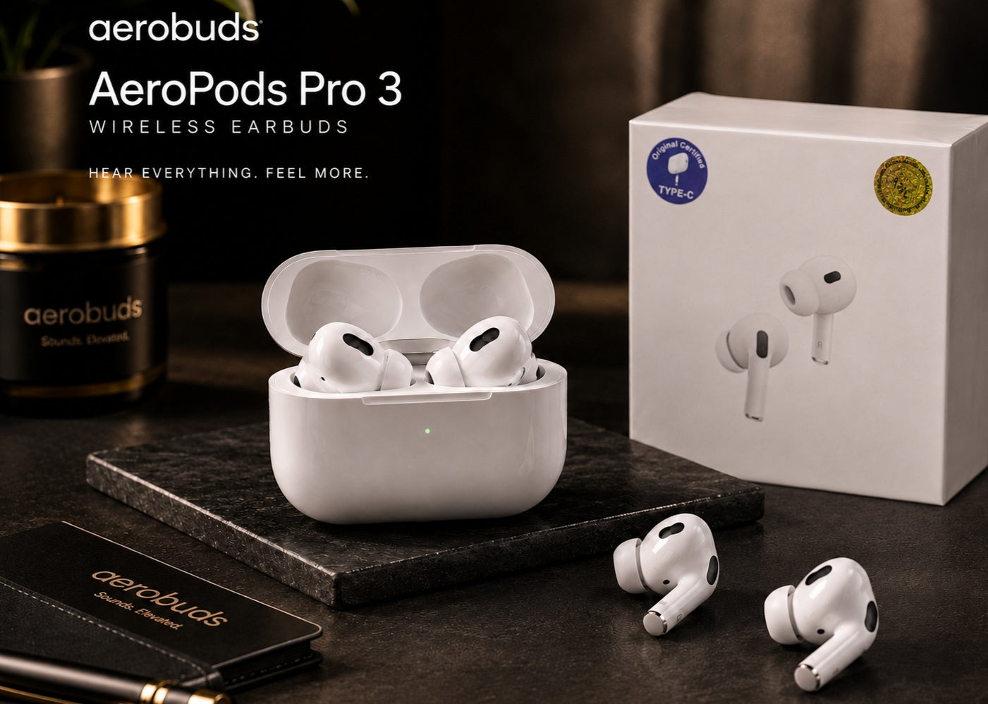 ✔ Airpods – 3th Gen