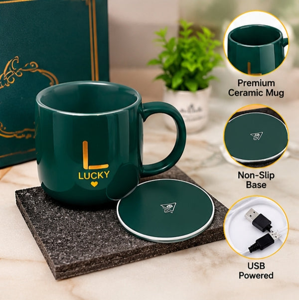 Electric Coffee Warmer Mug – Keep Your Drink Warm ☕